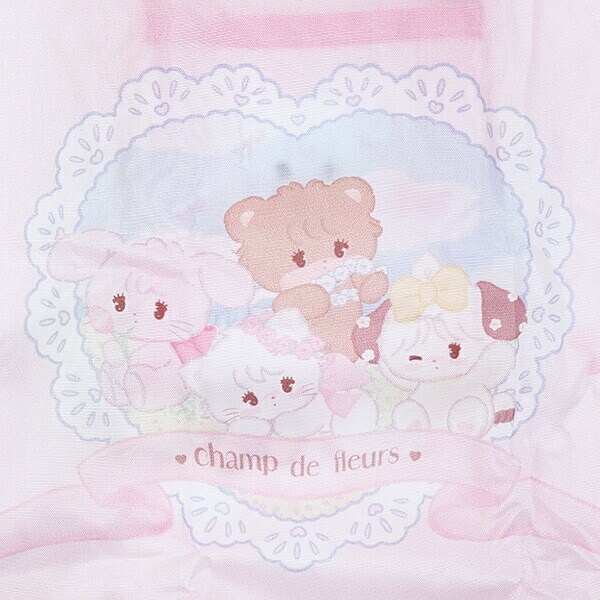 mikko illustrations ミッコ エコバッグ (ピンク)