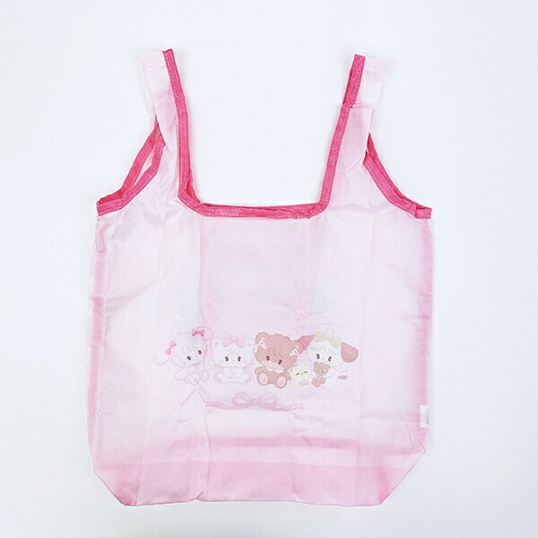 mikko illustrations ミッコ エコバッグ (ピンク)