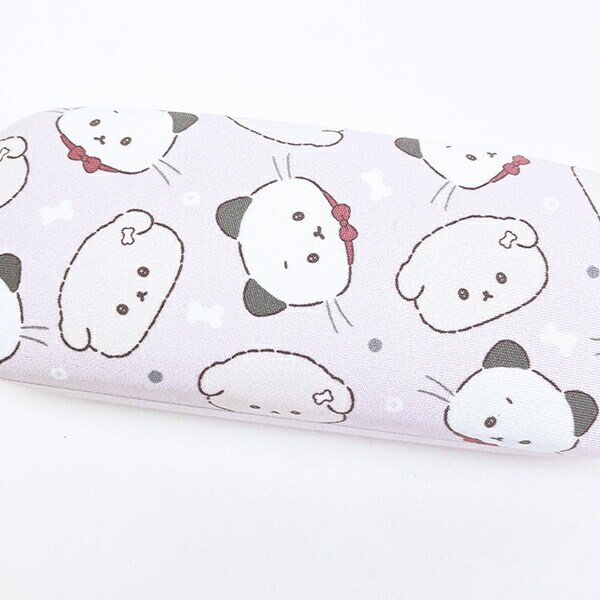 いしよわちゃん 眼鏡ケース フェイス ちらし ピンク