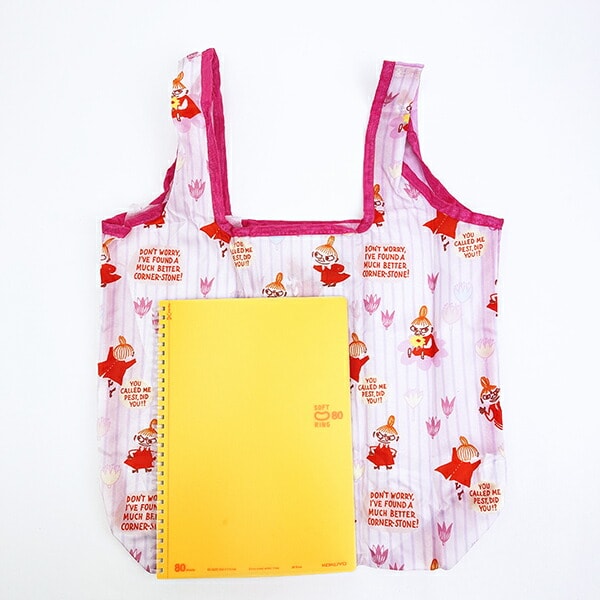 ムーミン リトルミイ エコバッグ 折りたたみバッグ ストライプ MOOMIN