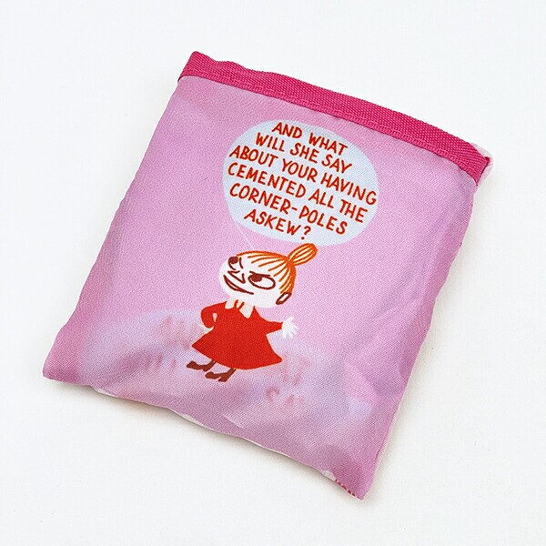 ムーミン リトルミイ エコバッグ 折りたたみバッグ ストライプ MOOMIN