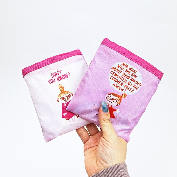 ムーミン リトルミイ エコバッグ 折りたたみバッグ ストライプ MOOMIN