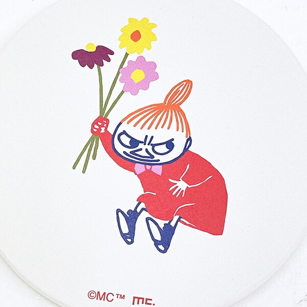 ムーミン リトルミイ 吸水コースター花束 吸水 キッチン MOOMIN