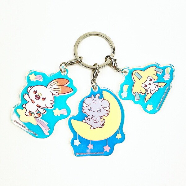 ポケットモンスター ポケモン オーロラアクリルキーホルダーセット ポケピース キッズ