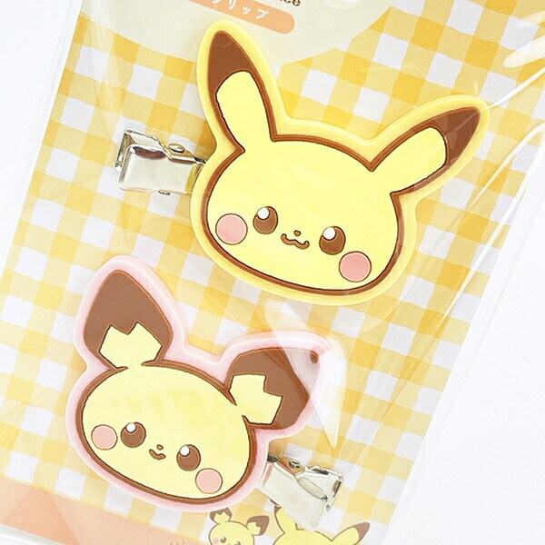 ポケットモンスター ラバーヘアクリップ ピカチュウ＆ピチュー ポケピース ポケモン