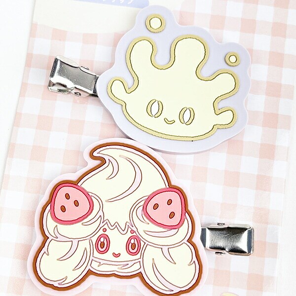 ポケットモンスター ポケモン ラバーヘアクリップ マホミル マホイップ ポケピース 髪留め 洗顔 メイク