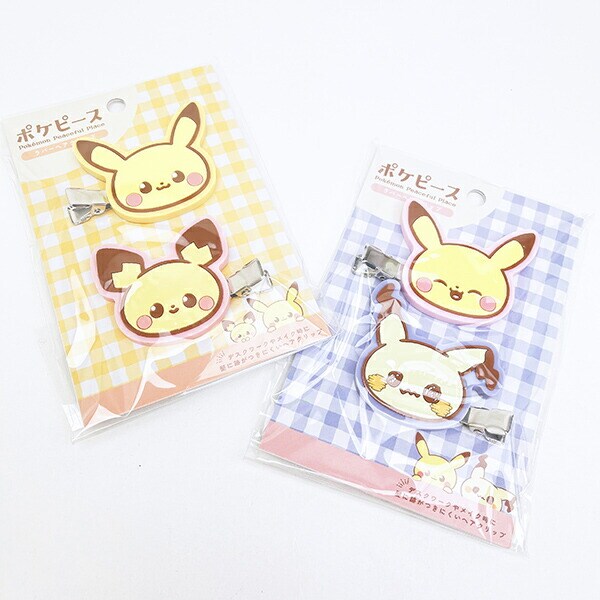 ポケットモンスター ラバーヘアクリップ ピカチュウ＆ミミッキュ ポケピース ポケモン
