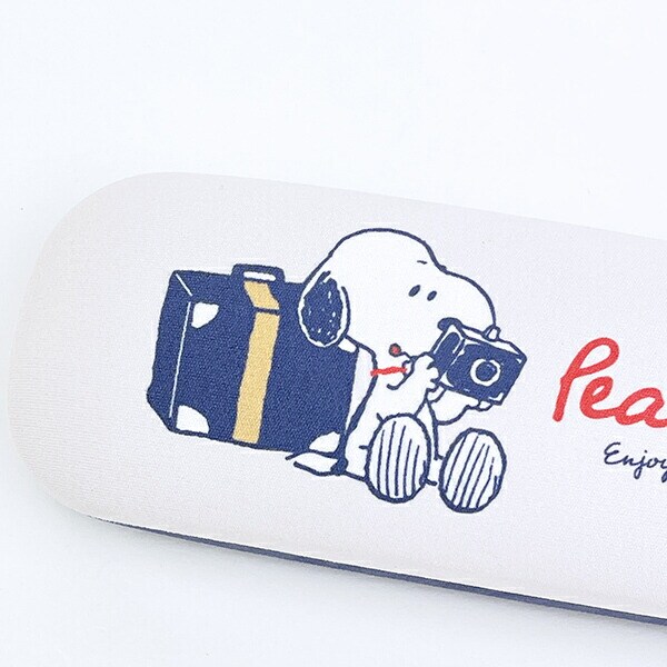 スヌーピー enjoy your trip メガネケース SNOOPY