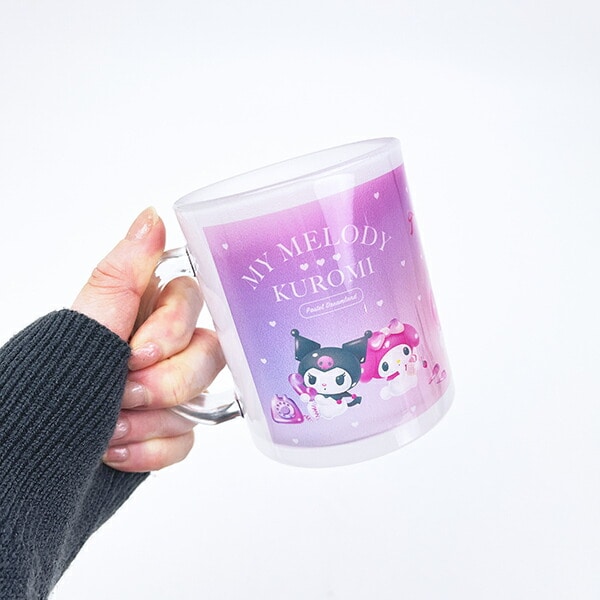 サンリオ マイメロディ クロミ ガラスマグ パステルドリームランド ランチ用品 コップ sanrio