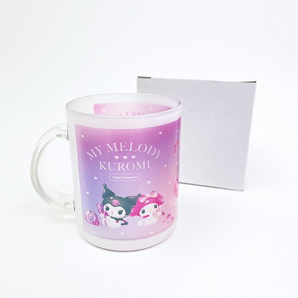サンリオ マイメロディ クロミ ガラスマグ パステルドリームランド ランチ用品 コップ sanrio