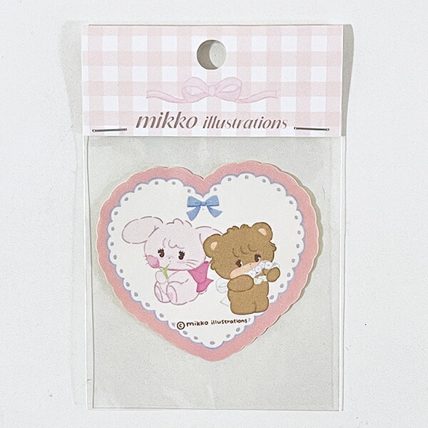 mikko illustrations ミッコ キャミー&ラテ ダイカットステッカー 文具 日本製