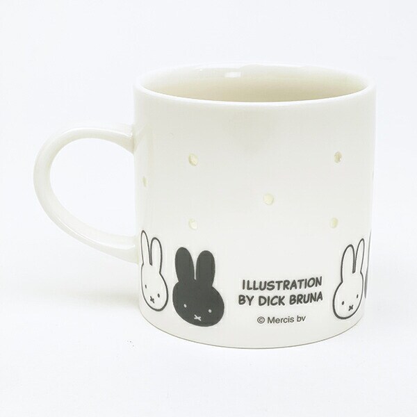 ミッフィー miffy 透かしマグカップ ワンポイント コップ ベーシックシリーズ