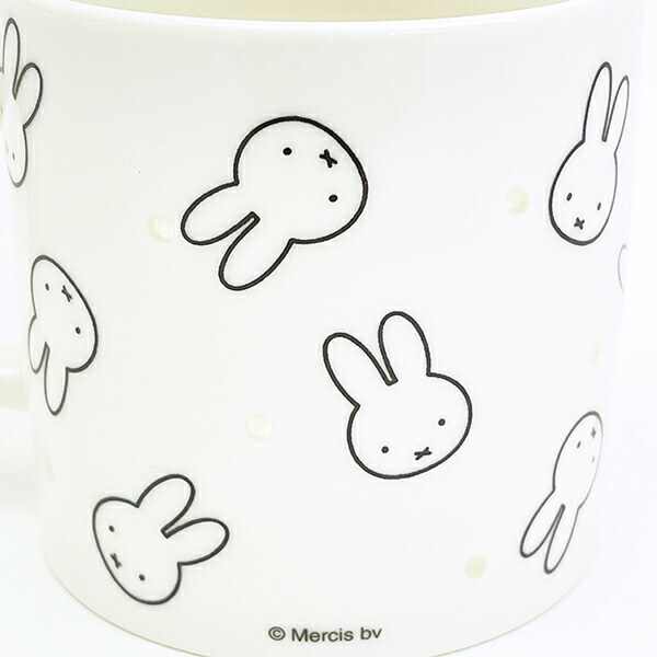 ミッフィー miffy 透かしマグカップ 総柄 コップ ベーシックシリーズ
