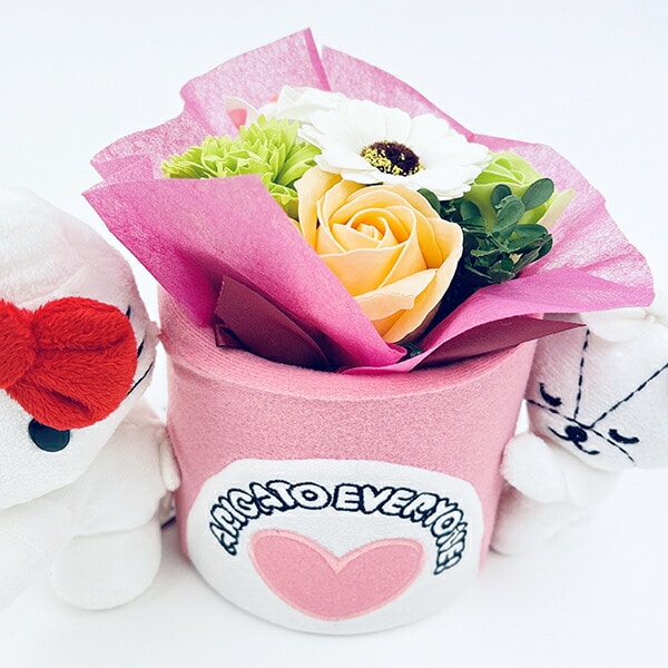 サンリオ サンリオ ハローキティ お花付きぬいぐるみポット ギフトセット フラワーアレジメント 造花 Sanrio