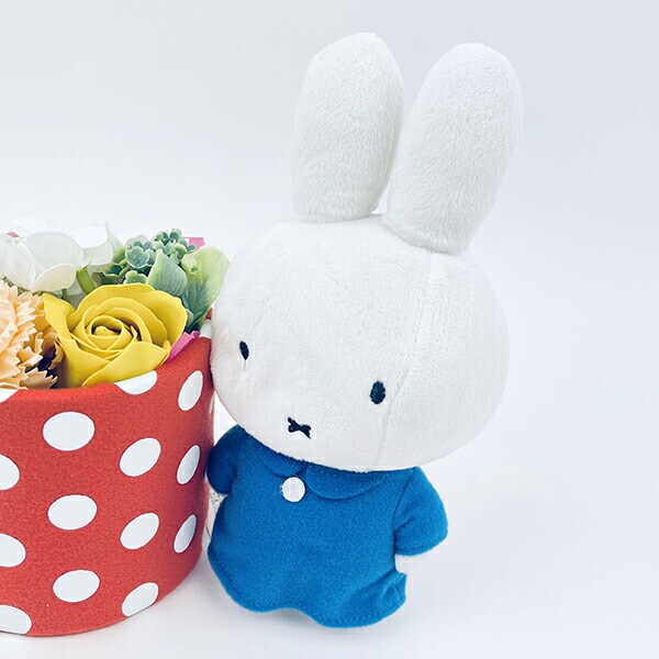 ミッフィー miffy お花付きぬいぐるみポット ギフトセット フラワーアレジメント 造花