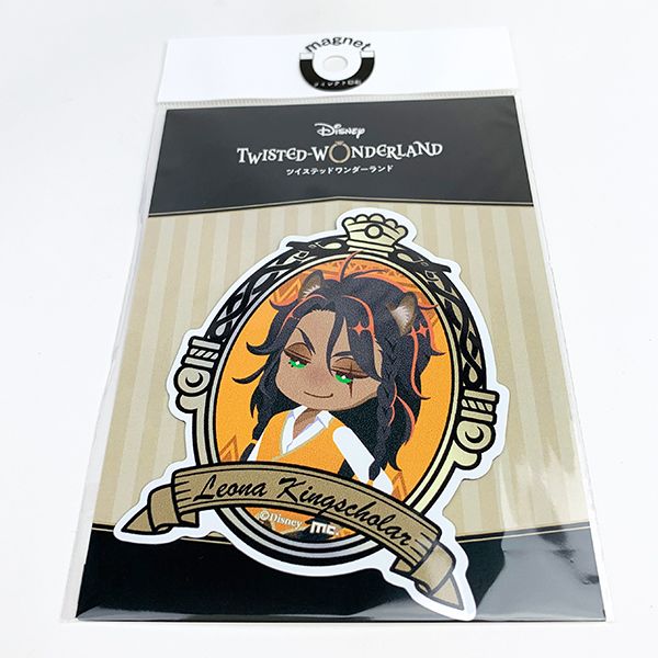ディズニー ツイステッドワンダーランド マグネットシート レオナ・キングスカラー sd ツイステ 磁石 オレンジ レオナ グッズ(mcd)