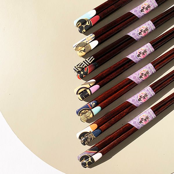 刀剣乱舞-ONLINE- 天削箸 蜂須賀虎徹 テンソギバシハチスカコテツトウケンランブ-O 箸 ブラウン  日本製