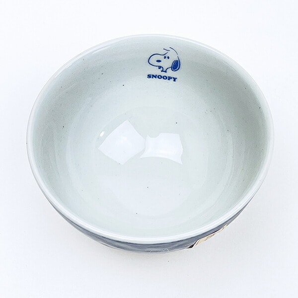 スヌーピー 茶碗 波佐見焼 藍色 食器 日本製 SNOOPY
