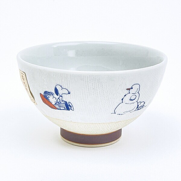 スヌーピー 茶碗 波佐見焼 白色 食器 日本製 SNOOPY