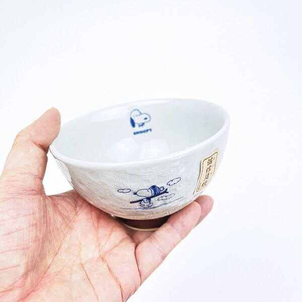 スヌーピー 茶碗 波佐見焼 白色 食器 日本製 SNOOPY