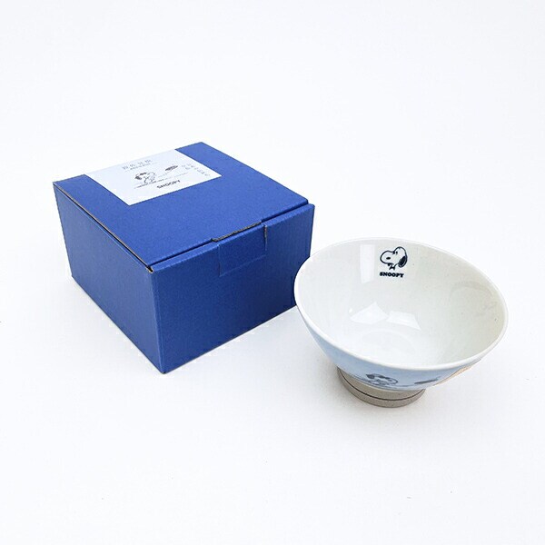 スヌーピー ジョー・クール 波佐見焼 茶碗  空色 食器 日本製 SNOOPY