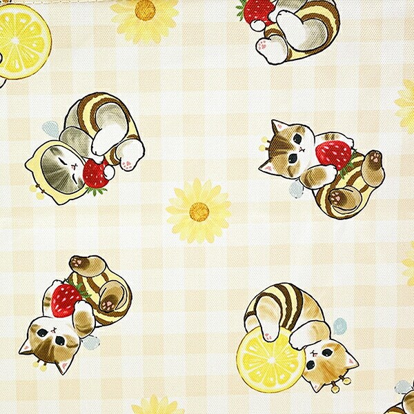 moufusand モフサンド 折りたたみ収納BOX(大) はちにゃん イエロー 片付け ケース インテリア