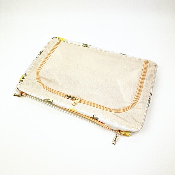 moufusand モフサンド 折りたたみ収納BOX(大) はちにゃん イエロー 片付け ケース インテリア