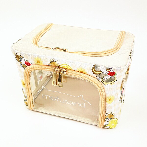 モフサンド mofusand 折り畳み収納BOX 小(はちにゃん) インテリア イエロー