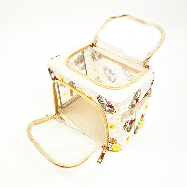 モフサンド mofusand 折り畳み収納BOX 小(はちにゃん) インテリア イエロー