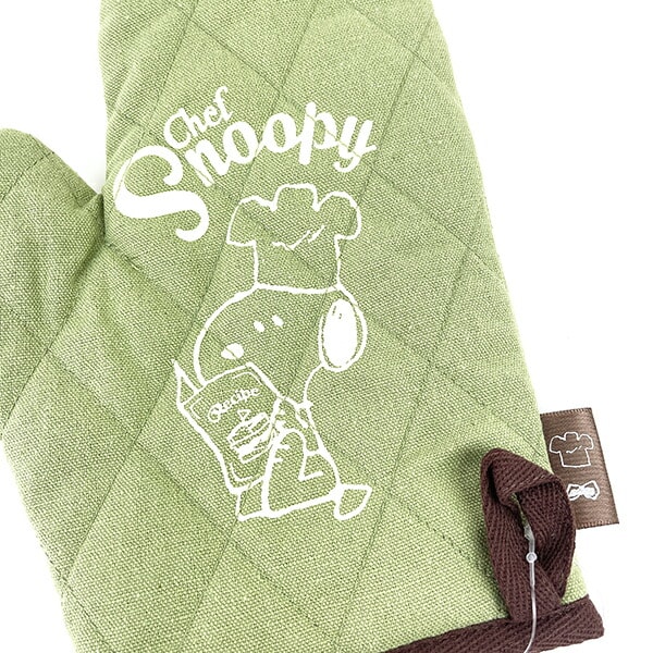 スヌーピー キッチンミトン （グリーン） シェフスヌーピー キッチン SNOOPY