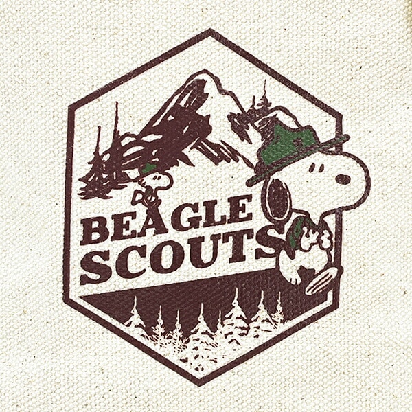 スヌーピー ビーグルスカウト ランチトートバッグ グリーン SNOOPY