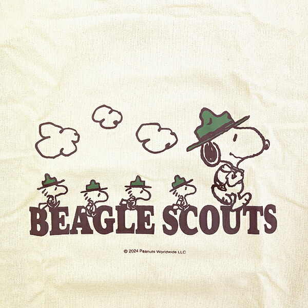 スヌーピー ビーグル・スカウト 肩かけマルシェバッグ SNOOPY