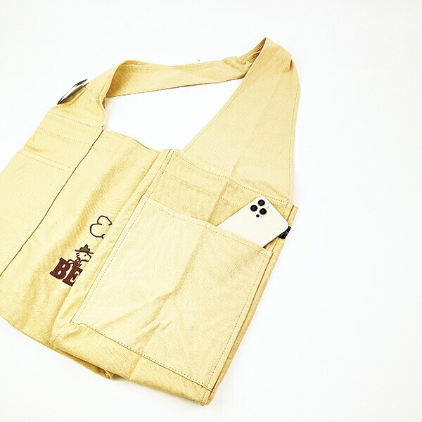 スヌーピー ニュースペーパーバッグ ビーグル・スカウト かばん ベージュ SNOOPY