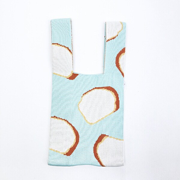 パペットスンスン パン ニットトートバッグ