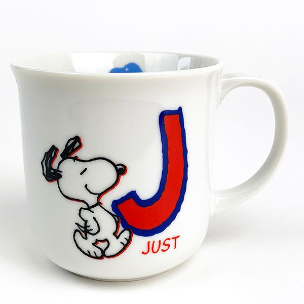 イニシャルマグ ｊ スヌーピー グッズ（ｍｃｏｒ）