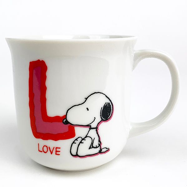イニシャルマグ ｌ スヌーピー グッズ（ｍｃｏｒ）