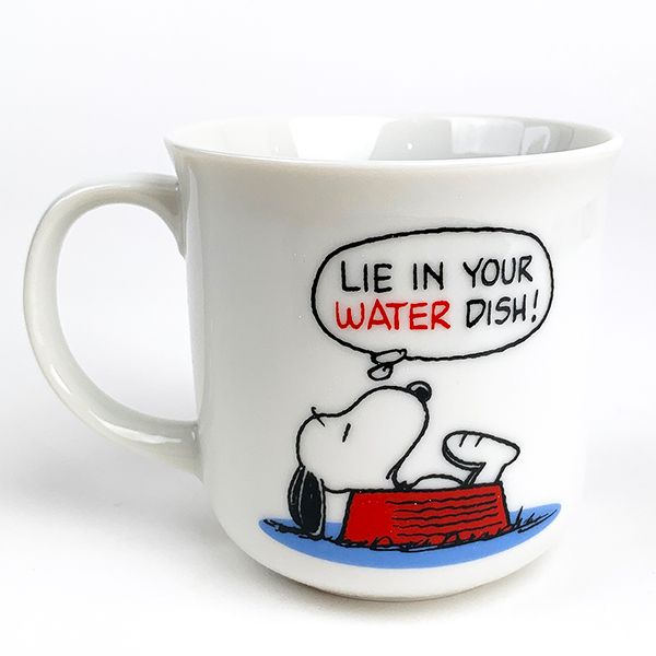 スヌーピー イニシャルマグカップ コップ(W)キッチンSNOOPY