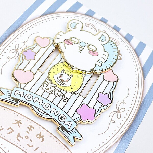 ちいかわ モモンガ 大きめギミックピンバッジ