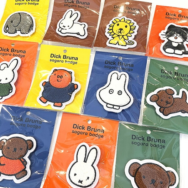 ミッフィー miffy スナッフィー サガラバッジ