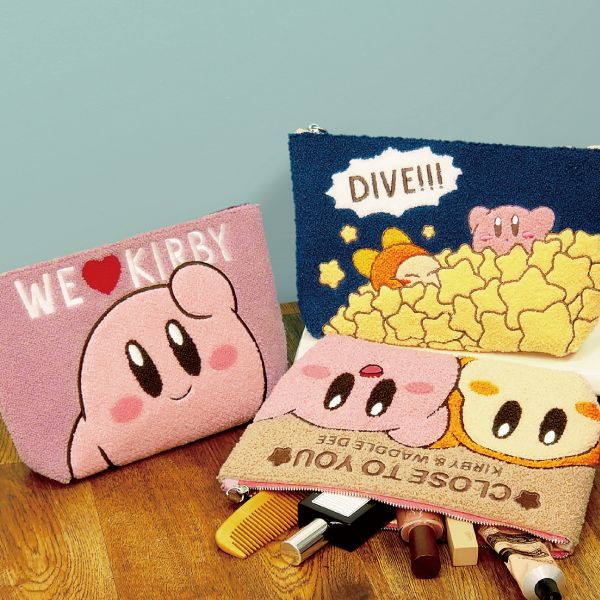 星のカービィ カービィ サガラポーチ ピンク ポーチ 小物入れ もこもこ オフィス 学校 任天堂