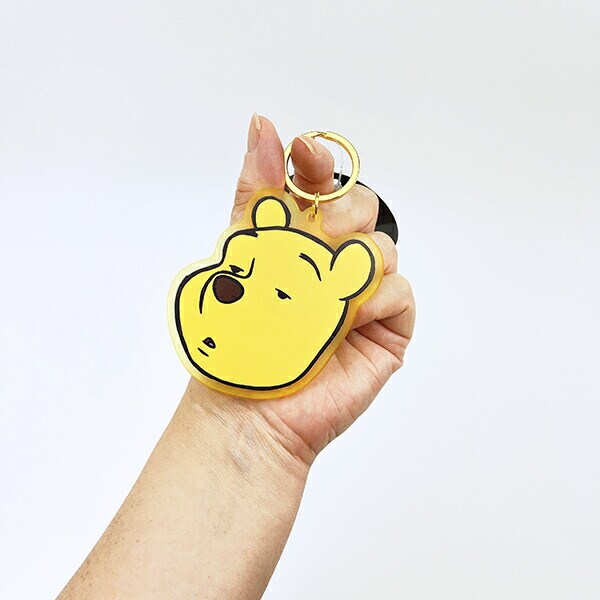 ディズニー くまのプーさん 染色アクリルキーホルダー ファニーフェイスフレンズ  Disney