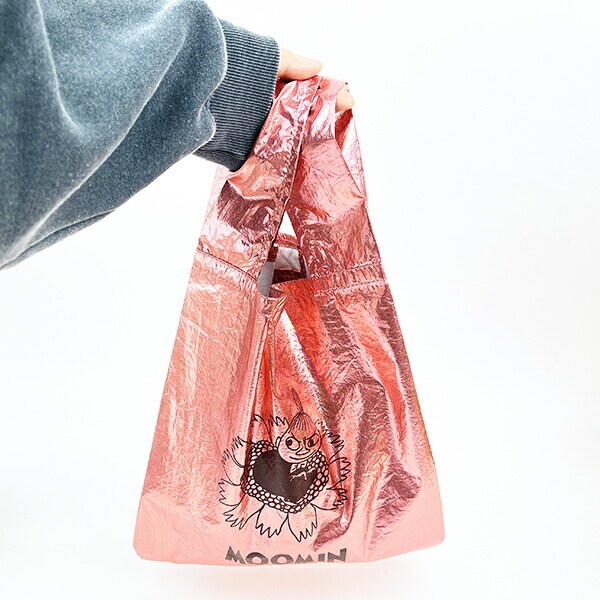 MOOMIN ムーミン シャイニーエコバッグ リトルミイ 折りたたみバッグ マルシェバッグ