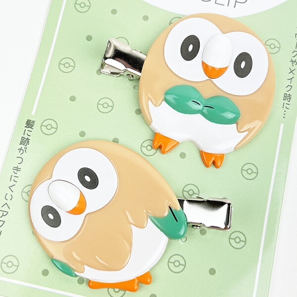 ポケットモンスター ポケモン ヘアクリップ モクロー 髪留め 洗顔 メイク