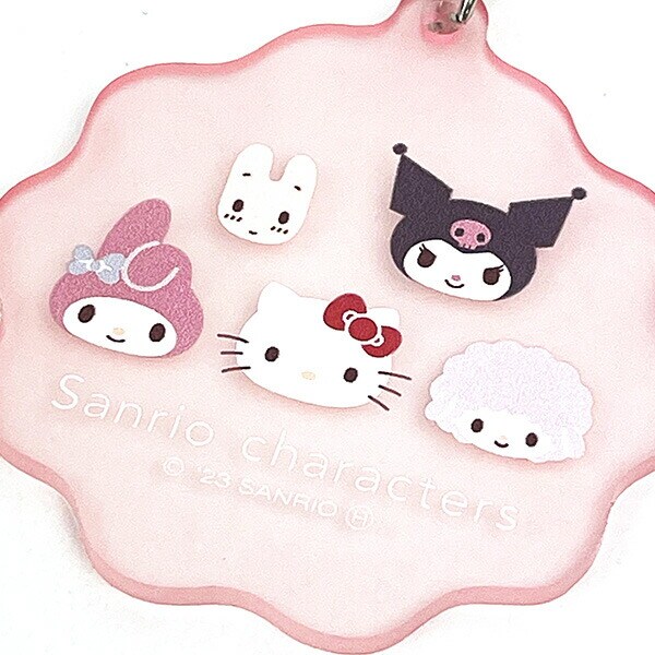 サンリオキャラクターズ アクリルキーホルダー (ピンク) アクキー Sanrio