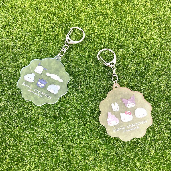 サンリオキャラクターズ アクリルキーホルダー (ピンク) アクキー Sanrio