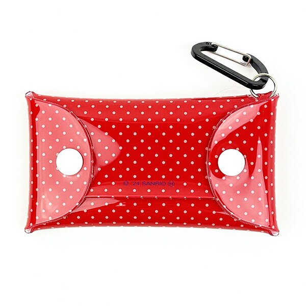 サンリオ ハローキティ 50th クリアマルチケースS  (レッド) 日本製 Sanrio