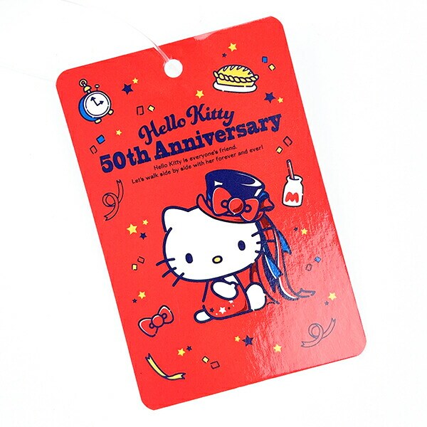 サンリオ ハローキティ 50th クリアマルチケースS  (レッド) 日本製 Sanrio