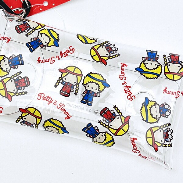 サンリオ パティ＆ジミー クリアマルチケース(S) ベーシック Sanrio