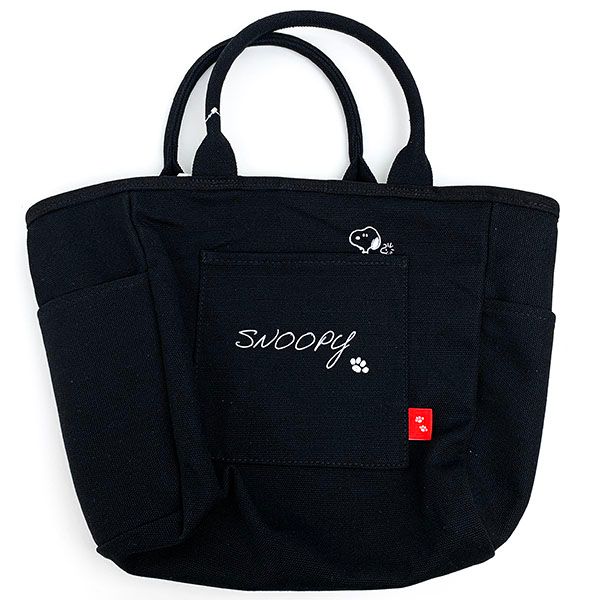 スヌーピー デイリートートー バッグ ブラック SNOOPY