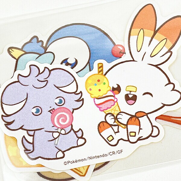 ポケットモンスター ポケモン ステッカー5枚セットA ポケピース シール デコ アレンジ 文具